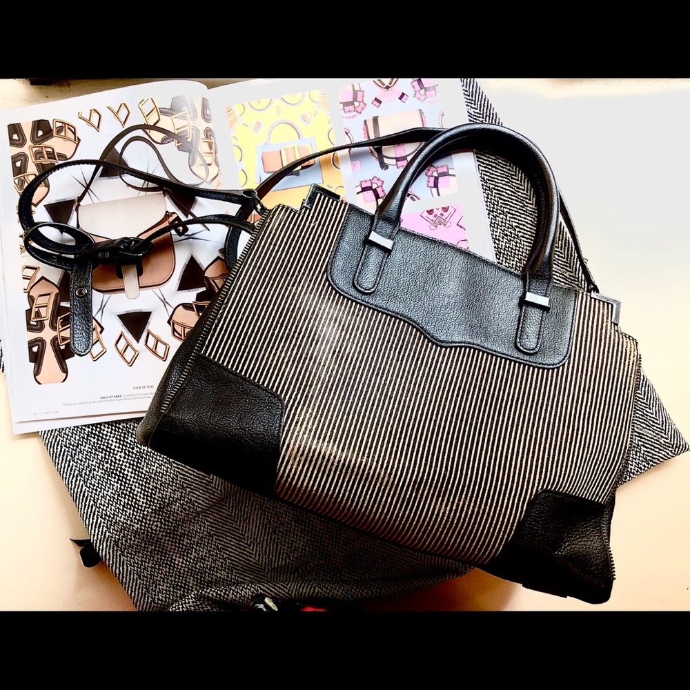 Rebecca Minkoff pony hair satchel